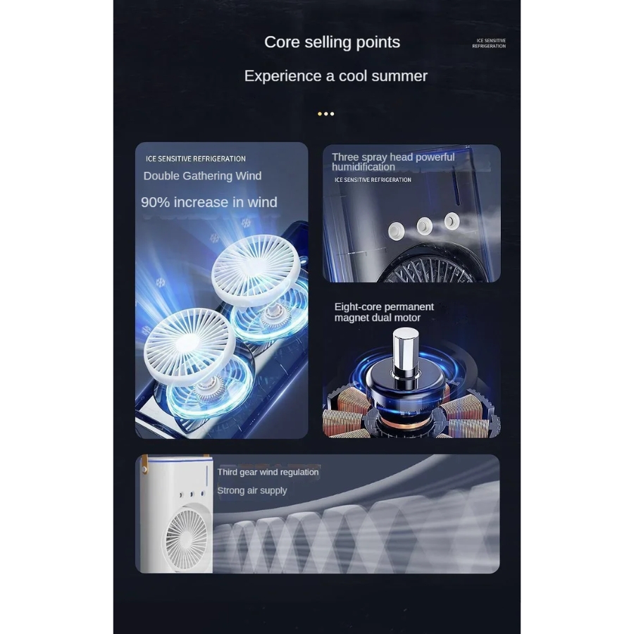 Miniatura 8 de Ventilador Doble De TORRE